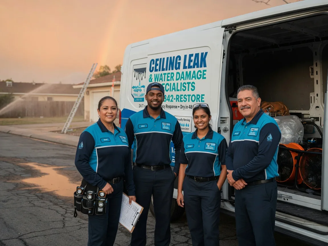 Ceiling Leak Cleanup company in Damascus, OH