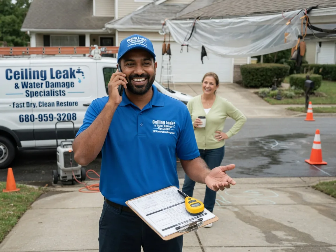 Ceiling Leak Cleanup Damascus, OH FAQs